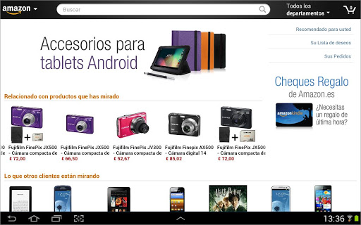 Amazon Móvil para Tablet