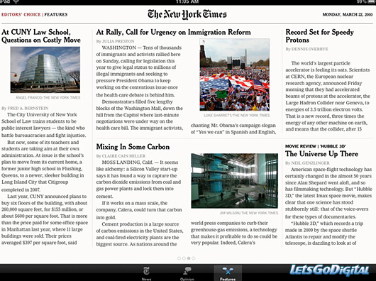 App de The New York Times